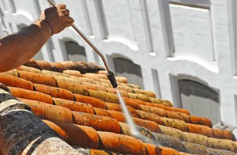 Nettoyage de toitures - Thil